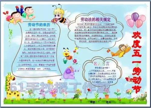五一劳动节手抄报,快来给孩子收藏