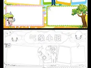 世界气象日小报天气手抄报气候变化电子小报图片模板worddoc设计图下载科学手抄报大全编号17587154