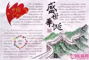欢庆国庆节手抄报大全简单,我们相约国庆节
