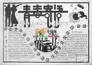关于青春励志的手抄报