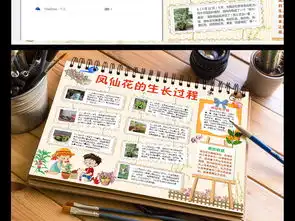 凤仙花生长记小报植物观察手抄报电子小报图片素材worddoc模板下载92.65mb爱护动植物手抄报大全环保手抄报