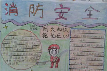 消防安全手抄报电气安全