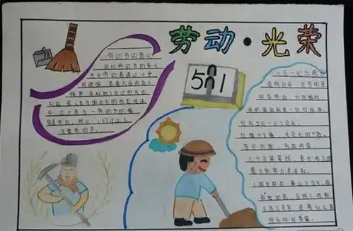 五一劳动节手抄报劳动节给劳苦人民的一封信