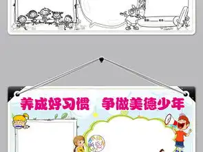 wordps好习惯小报文明礼仪美德手抄报个人卫生电子小报图片模板worddoc设计图下载其他大全编号19186045