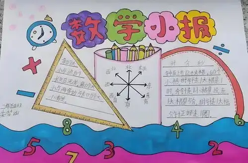 二年级数学手抄报简单又漂亮