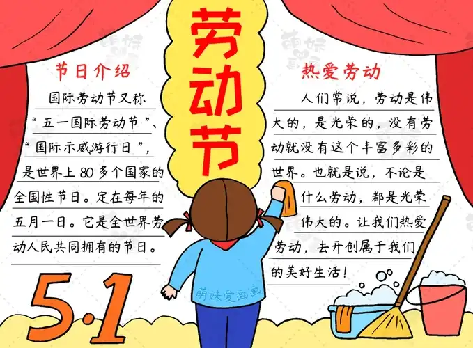 小学生五一劳动节手抄报,含内容文字,劳动节手抄报模板大全
