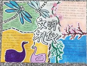 获奖的文明礼仪手抄报