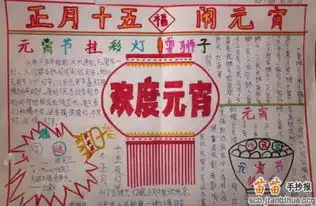元宵节手抄报图片大全2018元宵节手抄报制作小学初中