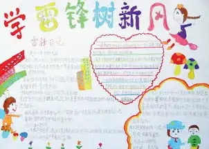 白城学校学生自己制作的学雷锋见行动手抄报
