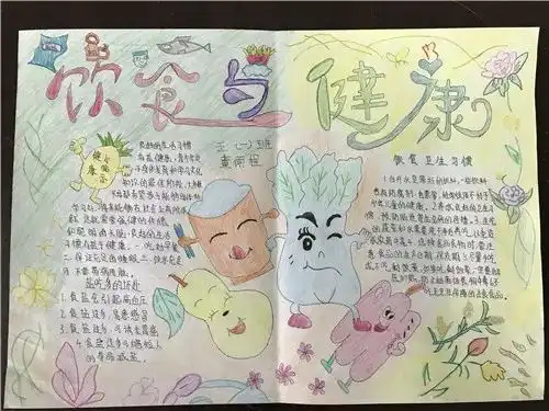 启航学校开展健康教育手抄报板报评比活动