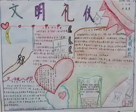 文明礼仪手抄报让700字