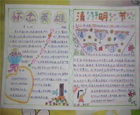 清明节手抄报清明