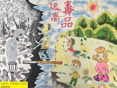 禁毒绘画作品合集