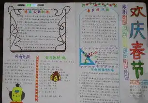 迎新年手抄报的素材