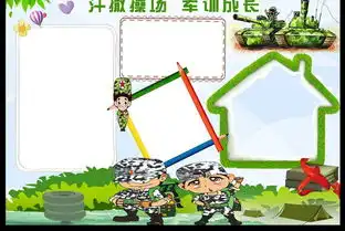 军训小报寒暑假军训生活手抄报电子小报图片素材psd模板下载5.22mb其他大全体育手抄报