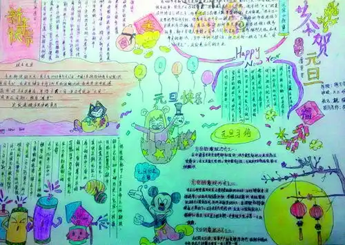 成都少年创意小报传承中华传统美德