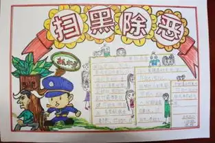 扫黑除恶共筑平安和谐校园主题手抄报大赛网络投票开始啦