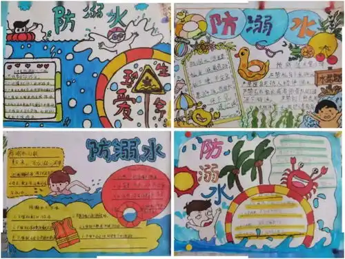 珍爱生命预防溺水主题手抄报颁奖活动