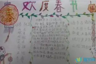 2019话春节手抄报58字