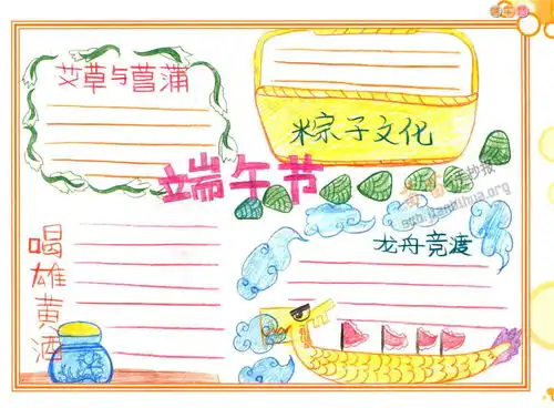端午节手抄报内容图片