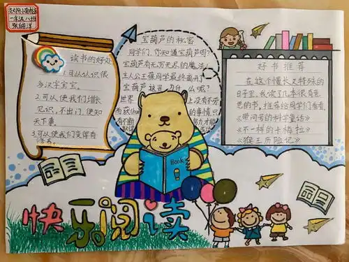 阅读润泽生命,陪伴感受成长第八届校园读书节第二阶段活动展一年级