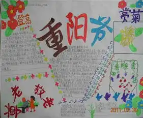 重阳节手抄报重阳糕