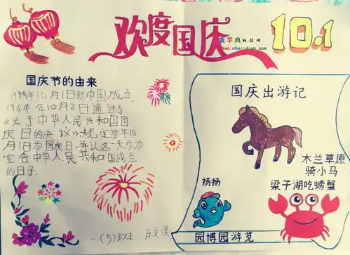 欢乐十一国庆出游季手抄报设计欢乐十一国庆出游季手抄报图片查字典板报网