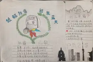 防雾环保手抄报