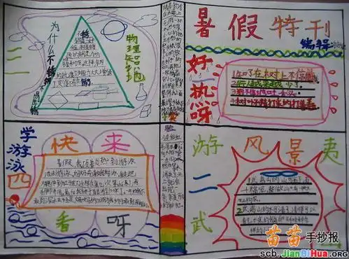 暑假手抄报图片