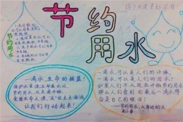 养成节水好习惯树立绿色新风尚宁阳县第二小学少先大队开展节约用水宣传周主题活动