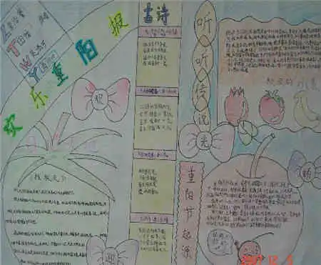 重阳节手抄报中国农历九月九日