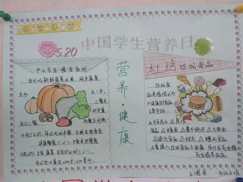 饮食运动平衡,生活习惯良好三星小学举行520全国学生营养日系列活动