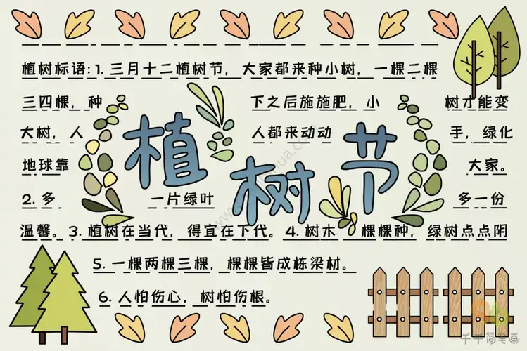 植树节手抄报内容