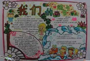 我们的端午节手抄报图片内容