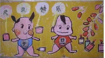 2019二年级元旦节黑板报大全