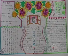 读书手抄报因读书而快乐