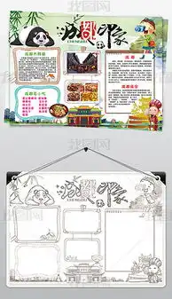 成都小报我爱祖国家乡手抄报模板psd下载编号18544598地理手抄报