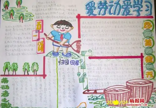 爱学习爱劳动手抄报