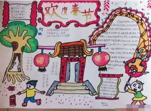 2017年欢度春节手抄报主题欢度春节