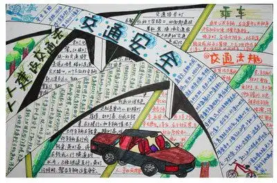 2021年全国中小学生安全教育日手抄报图片