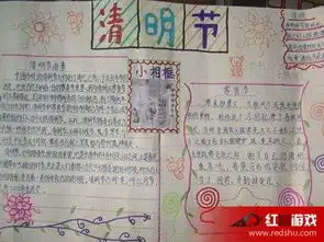 清明节手抄报设计图清明节手抄报版面设计图