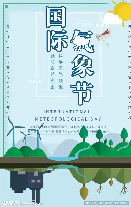 国际气象节设计图