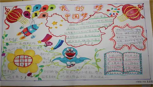 商州区第三小学开展庆祝建国70周年,我为祖国绘蓝图手抄报评选活动