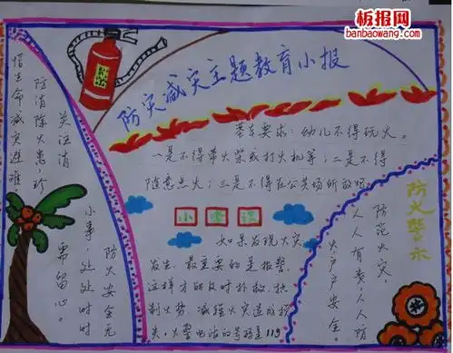 2014防灾减灾主题手抄报