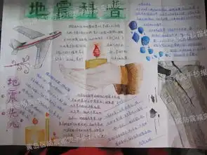 防震减灾黄岛区中小学生地震科普手抄报比赛优秀作品展示一