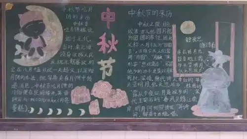 小学生中秋节手抄报与黑板报大全,近50张图片每一张都是精选