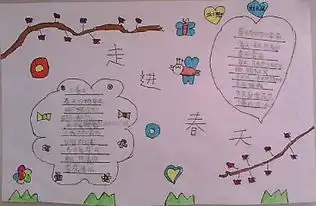 北京小学一年级关于春天手抄报