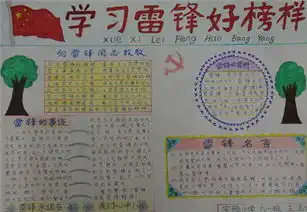 向雷锋学习的手抄报,学习雷锋主题简笔画手抄报