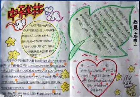 中秋节手抄报团圆在中秋佳节