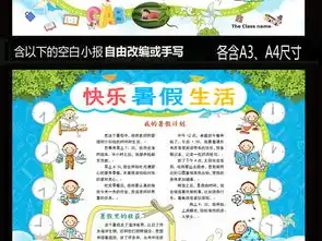 word模版快乐暑假英语小报手抄报英文a图片素材worddoc模板下载37.96mb英语手抄报大全学科手抄报